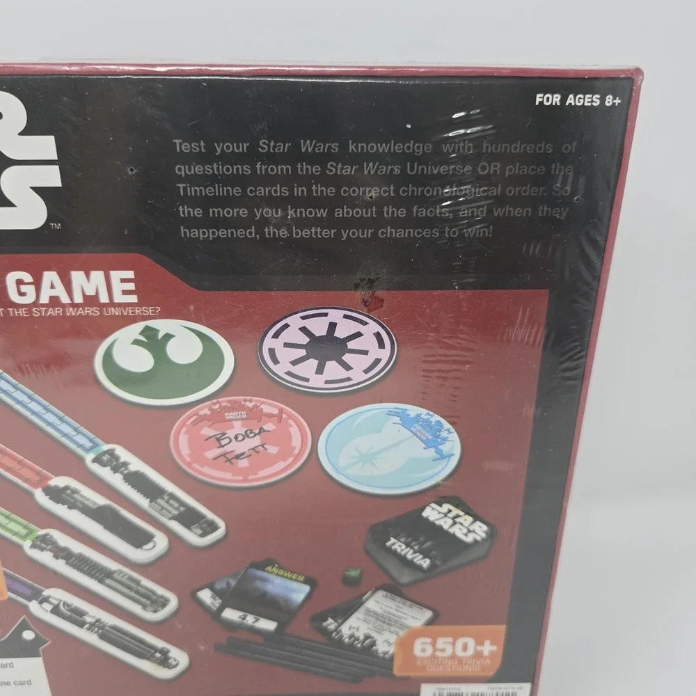 Star Wars Trivia‎ Game - 650 Questions New and Sealed (2-4 Players)Top Trumps